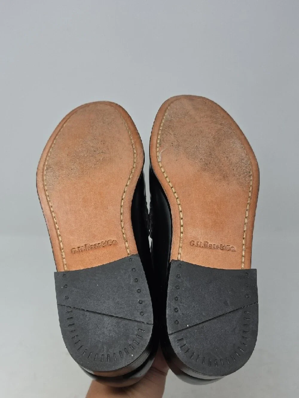 GH Bass Jeremy Classic Black Tassel Loafers Men's Size 9.5D